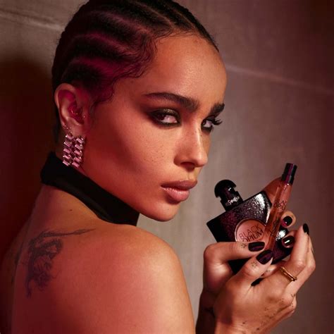 zoë kravitz ysl perfume|ysl black opium commercial week.